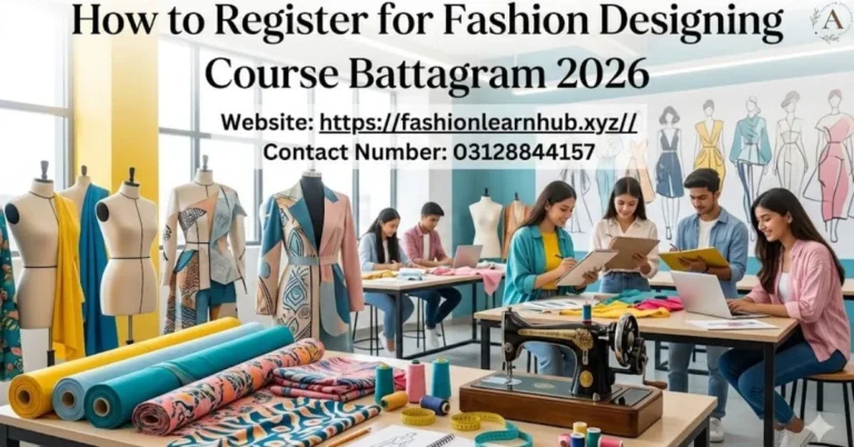 How to Register for Fashion Designing Course Battagram 2026
