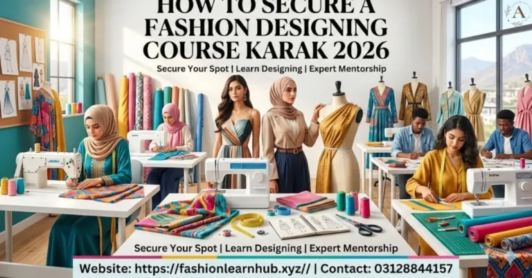 How To Secure a Fashion Designing Course Karak 2026