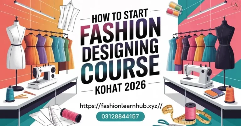 How to Start Fashion Designing Course Kohat 2026