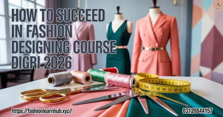 How to Succeed in Fashion Designing Course Digri 2026