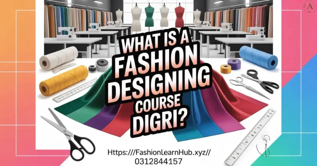 What is a Fashion Designing Course Digri?