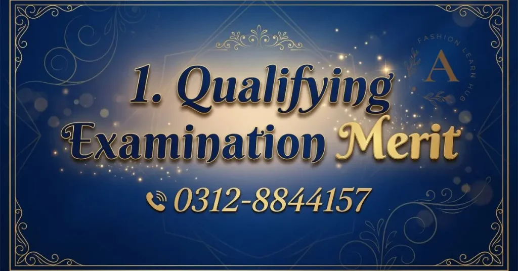 1. Qualifying Examination Merit